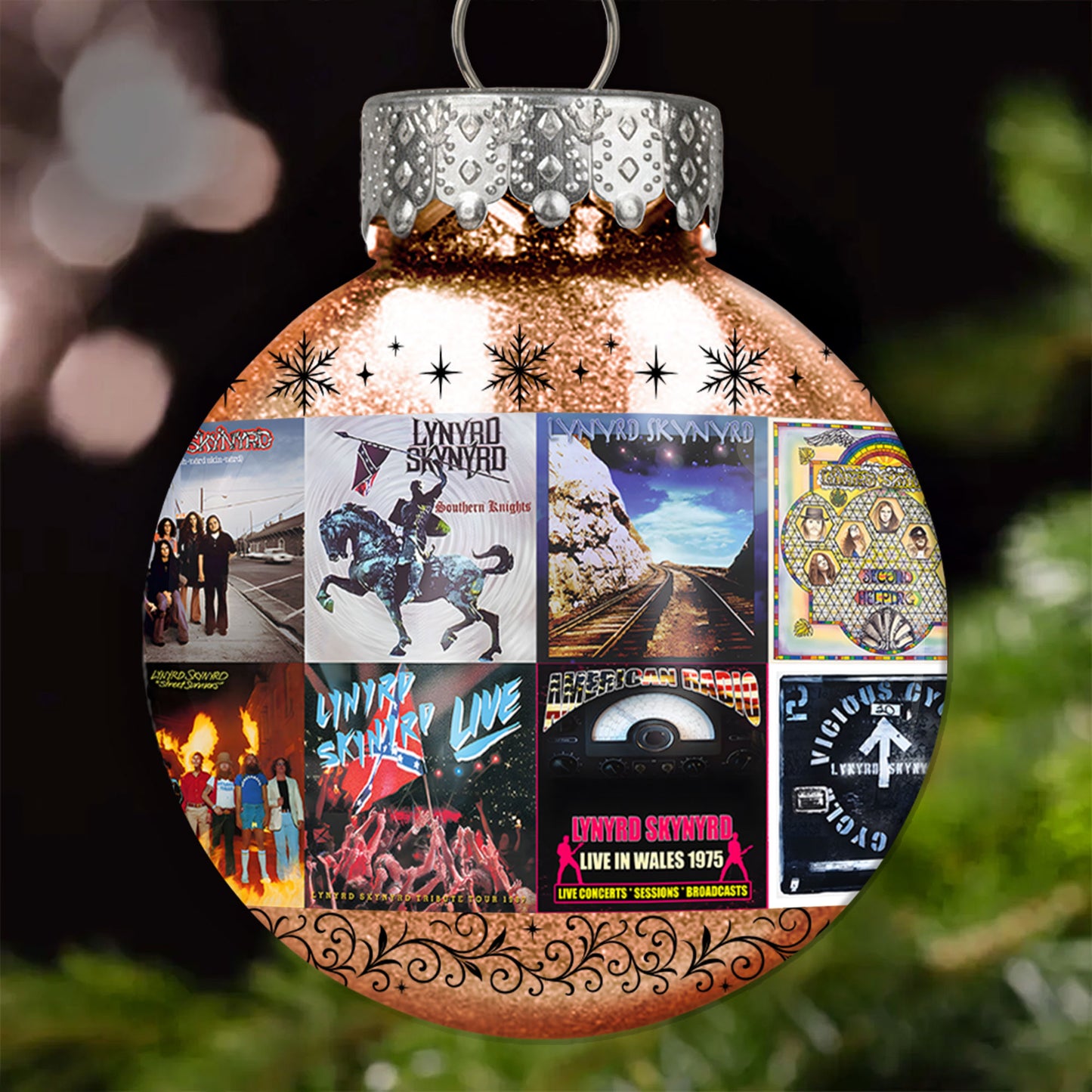 Lynyrd Skynyrd Ball Ornament – A Southern Rock Tribute for the Holiday Season
