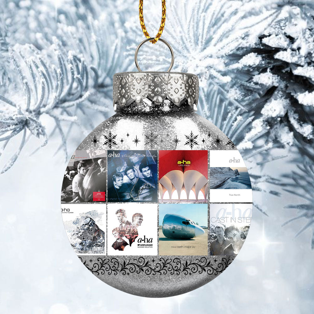A-ha Ball Ornament – A Nostalgic Christmas Gift for Pop Lovers