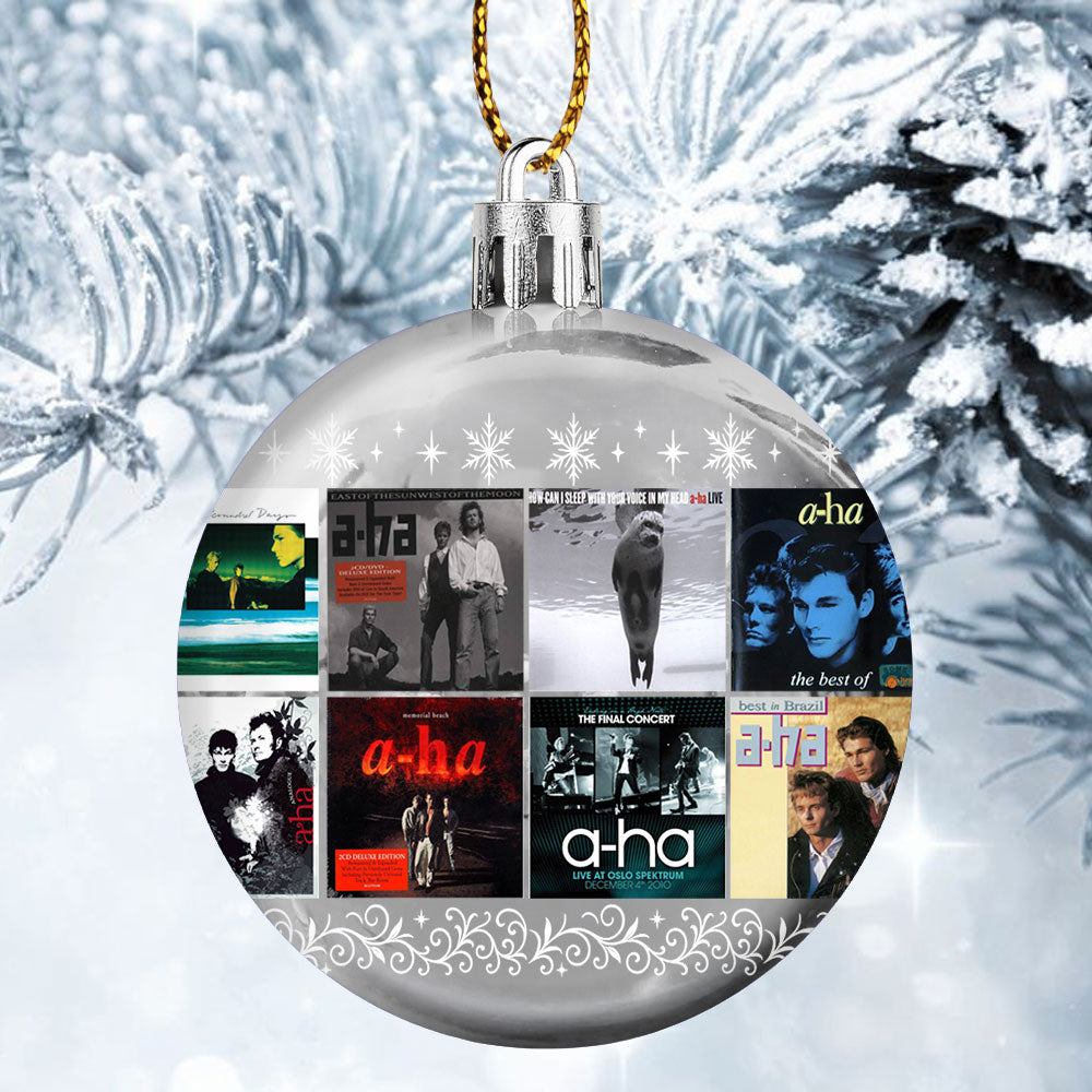 A-ha Ball Ornament – A Nostalgic Christmas Gift for Pop Lovers