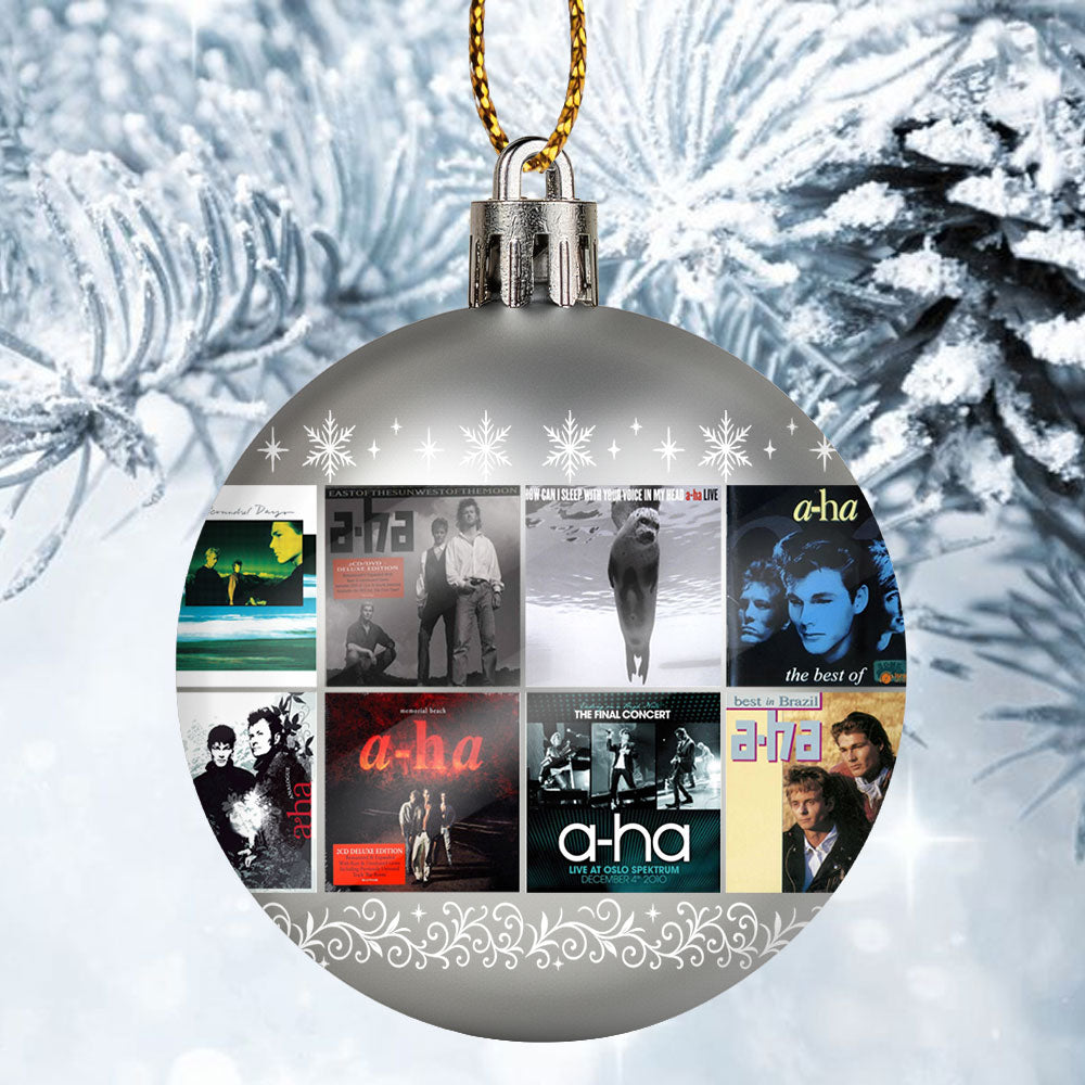A-ha Ball Ornament – A Nostalgic Christmas Gift for Pop Lovers