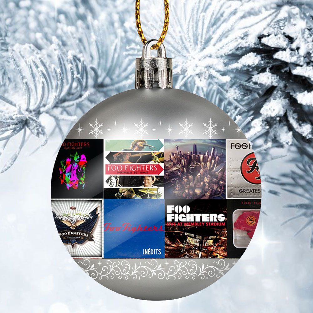 Foo Fighters Ball Ornament – A Rock Anthem for Your Holiday Tree