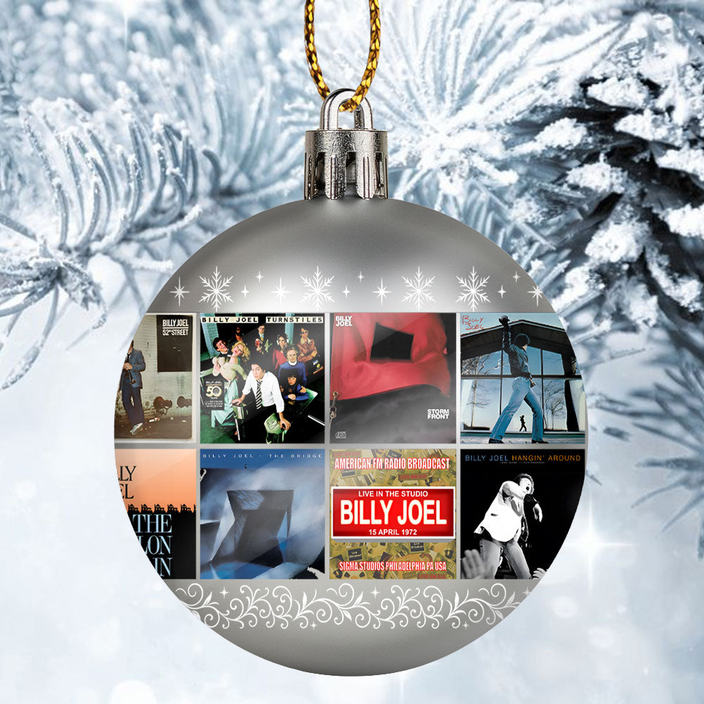 Billy Joel Ball Ornament – A Piano Man’s Holiday Melody in Every Shine