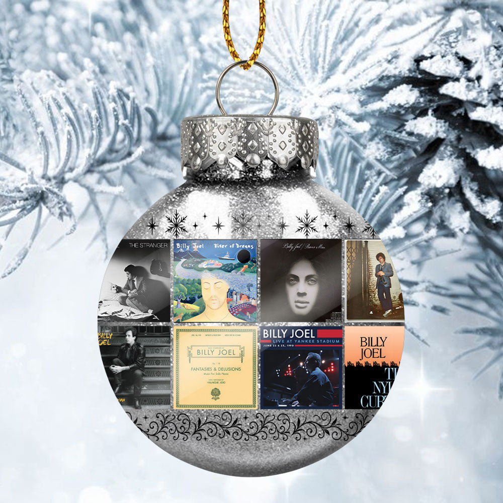 Billy Joel Ball Ornament – A Piano Man’s Holiday Melody in Every Shine