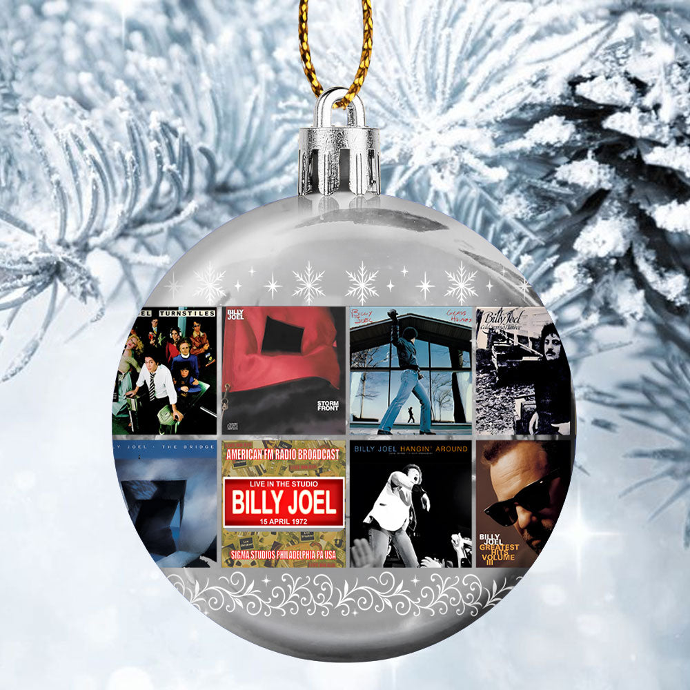 Billy Joel Ball Ornament – A Piano Man’s Holiday Melody in Every Shine