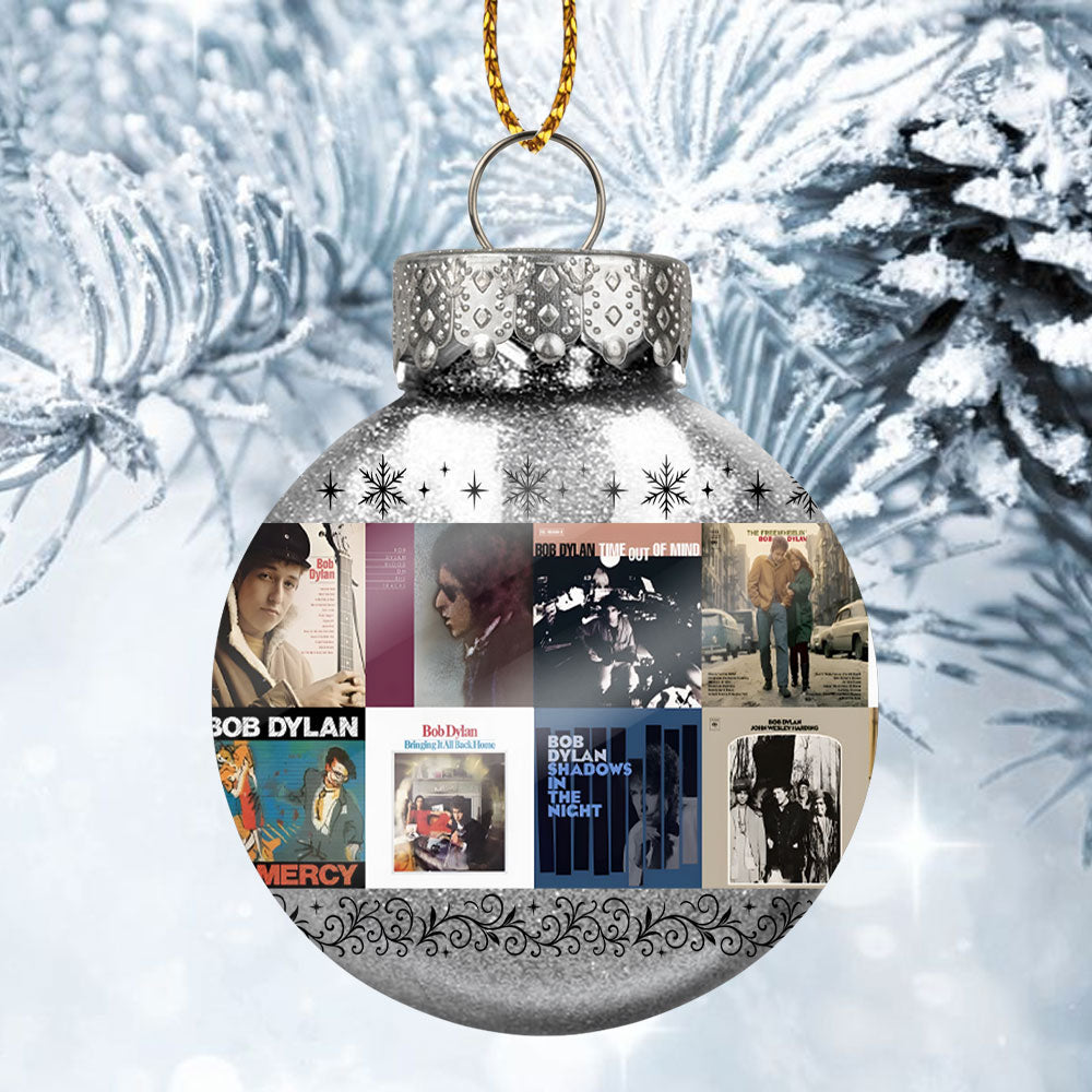 Bob Dylan Ball Ornament – A Tribute to the Poet of Rock and Timeless Melody
