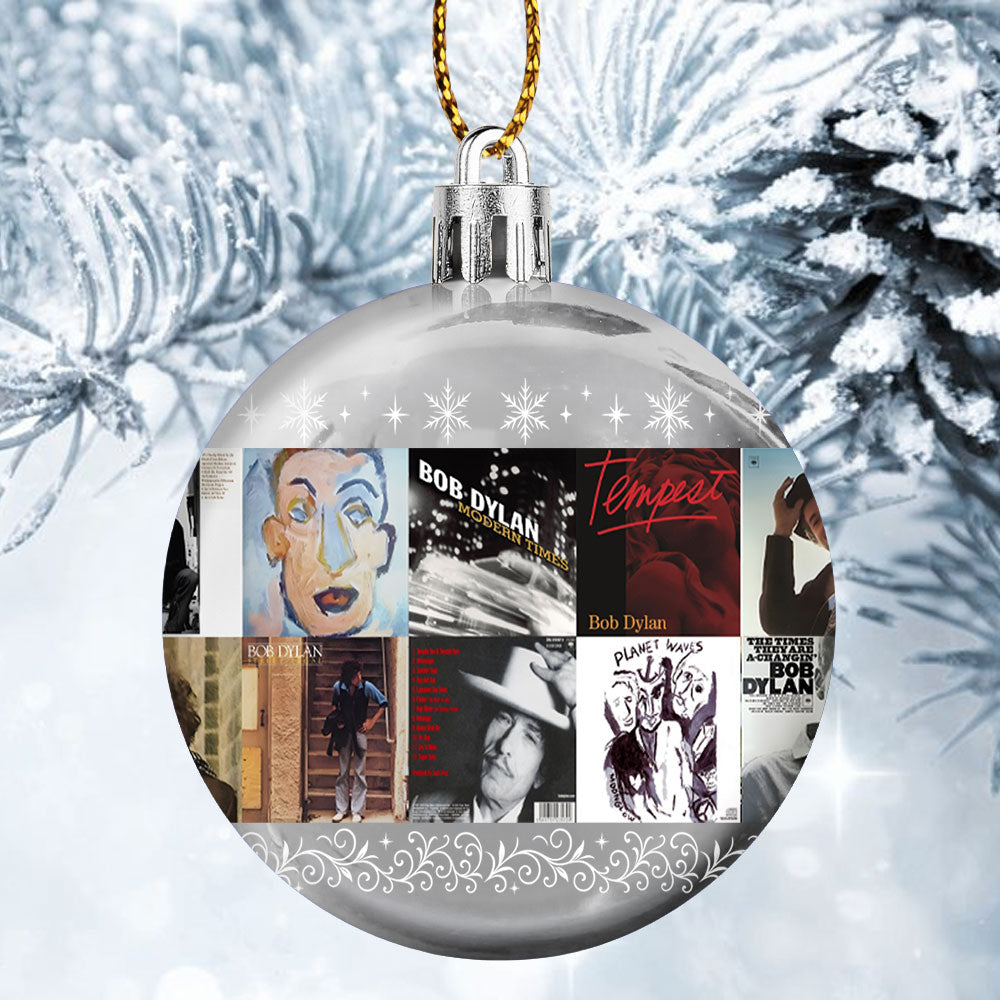 Bob Dylan Ball Ornament – A Tribute to the Poet of Rock and Timeless Melody