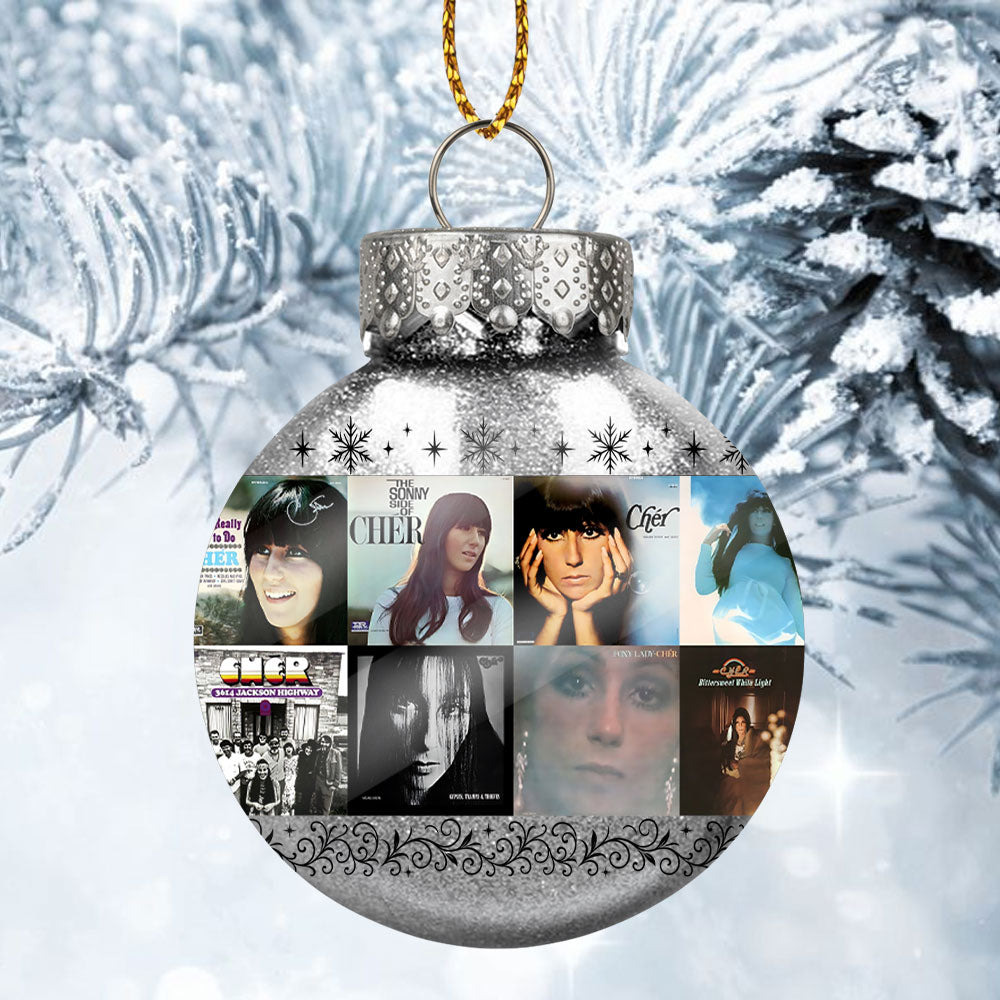 Cher Ball Ornament – A Dazzling Celebration of Glamour, Strength, and Timeless Hits