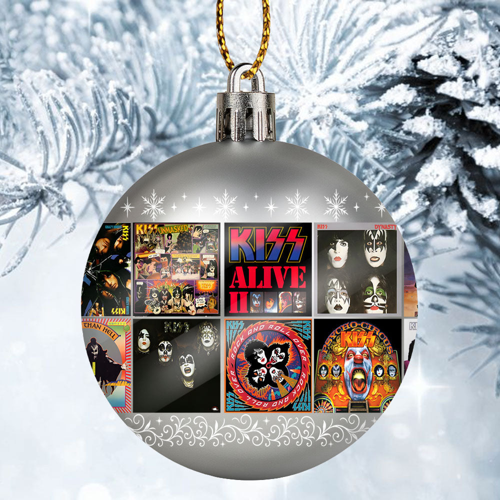 KISS Ball Ornament – A Rock ’n’ Roll Holiday Tribute to the Hottest Band in the World