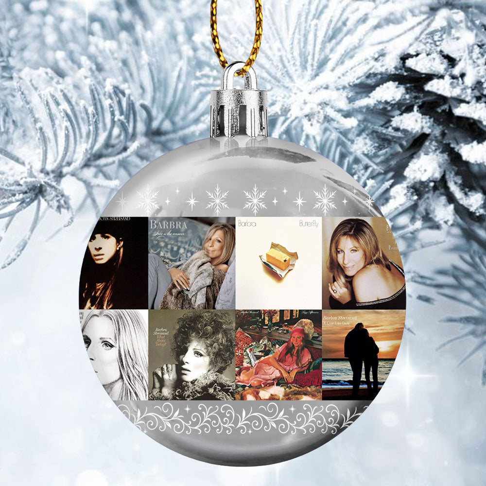 Barbra Streisand Ball Ornament – A Tribute to Timeless Elegance
