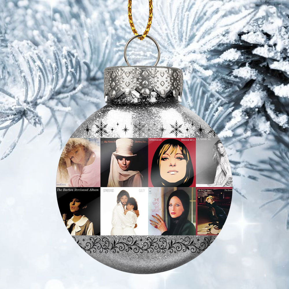 Barbra Streisand Ball Ornament – A Tribute to Timeless Elegance