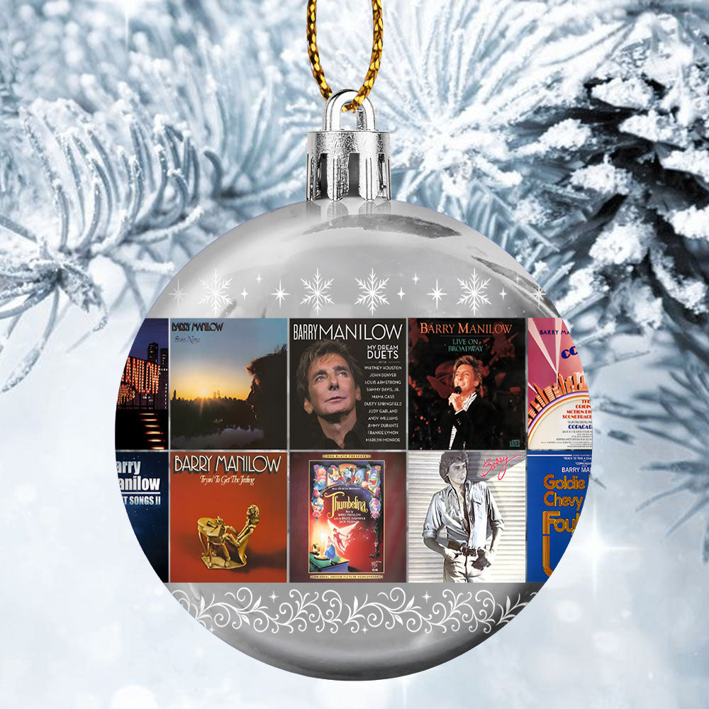 Barry Manilow Ball Ornament – A Celebration of Music, Memories, and Holiday Magic
