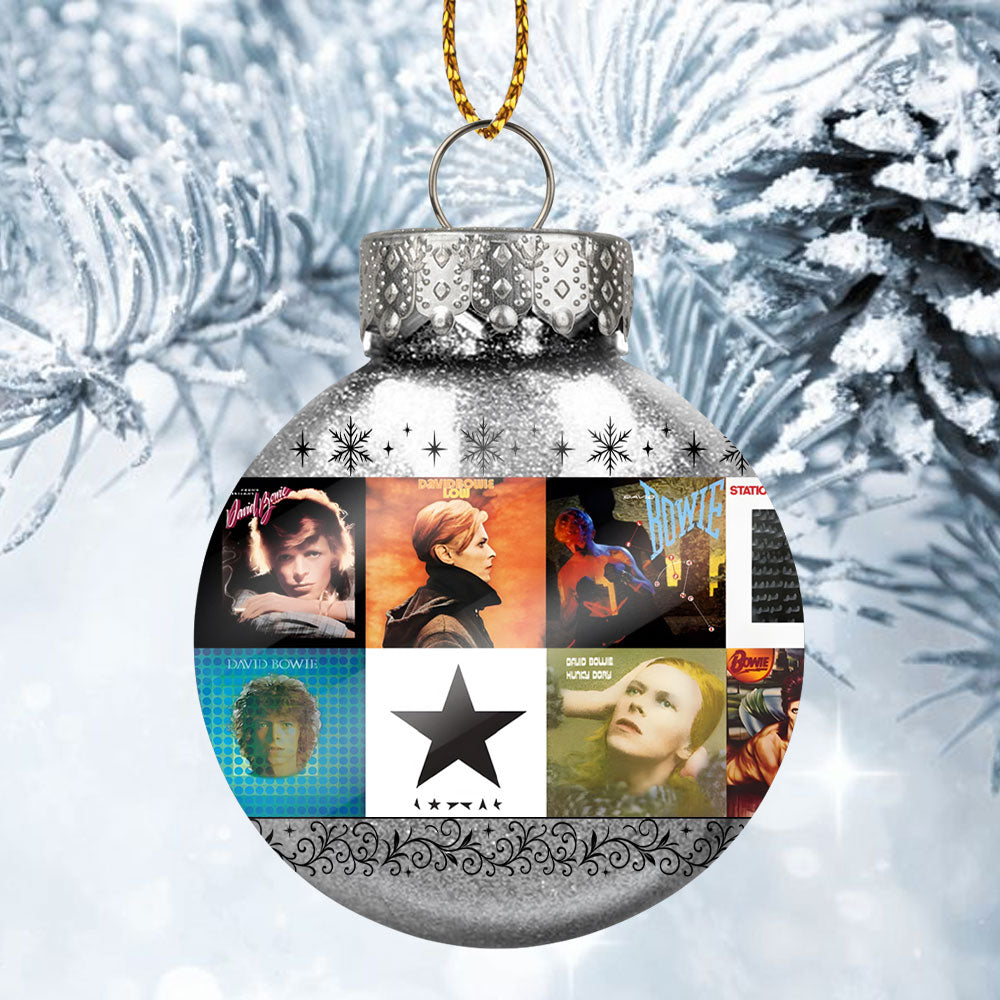 David Bowie Ball Ornament – A Stardust Celebration of Art, Sound, and Cosmic Style