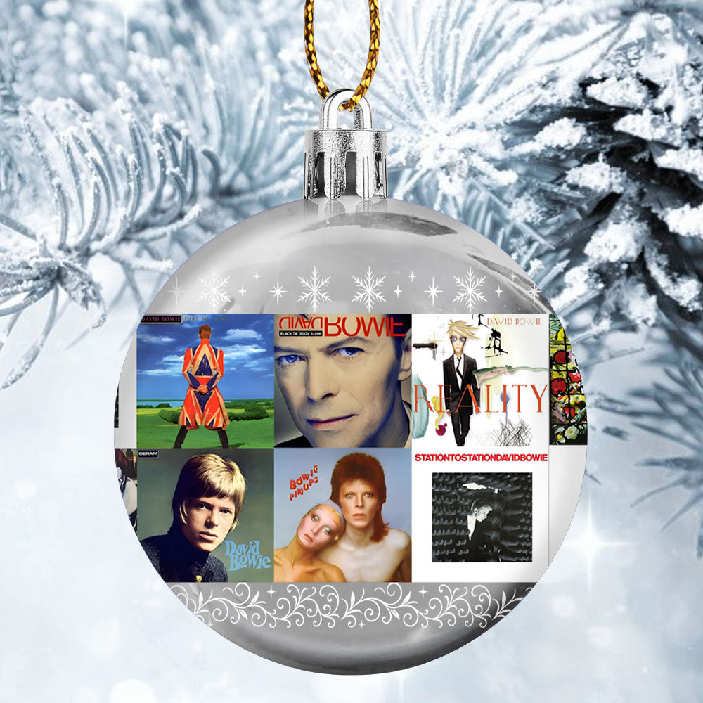 David Bowie Ball Ornament – A Stardust Celebration of Art, Sound, and Cosmic Style