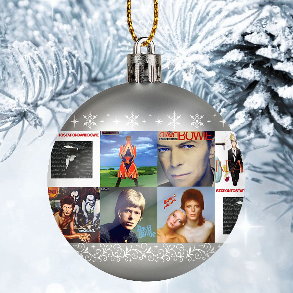 David Bowie Ball Ornament – A Stardust Celebration of Art, Sound, and Cosmic Style