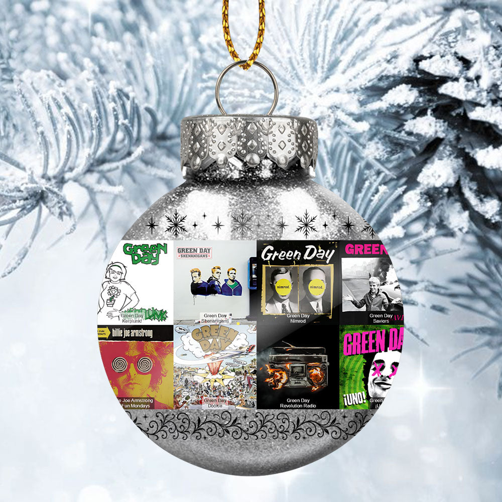 Green Day Ball Ornament – Rock the Holidays with Punk Spirit
