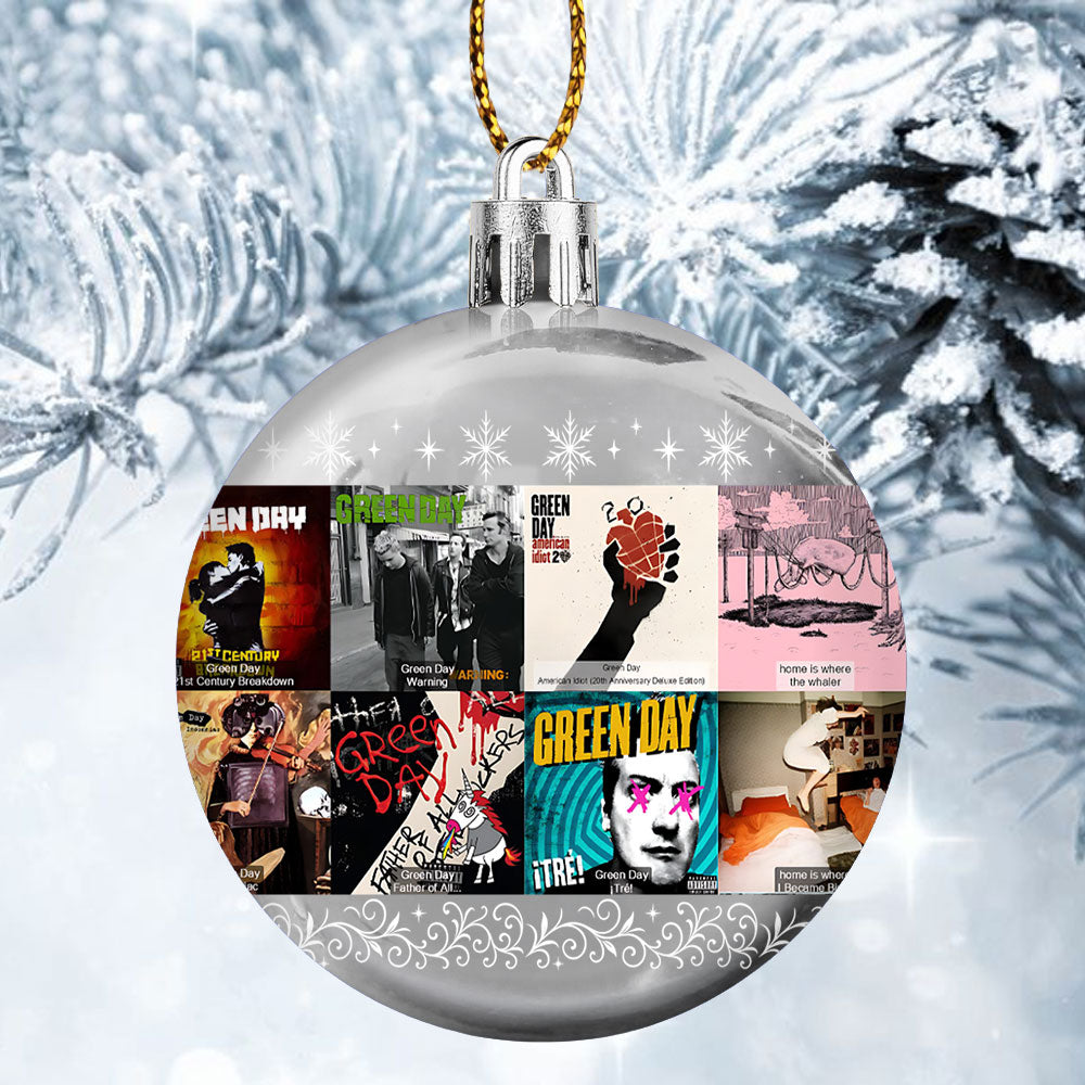 Green Day Ball Ornament – Rock the Holidays with Punk Spirit