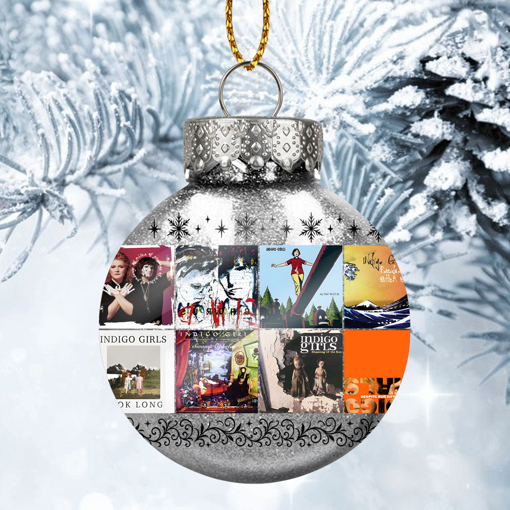 Indigo Girls Ornament – Folk Harmony in Holiday Glow