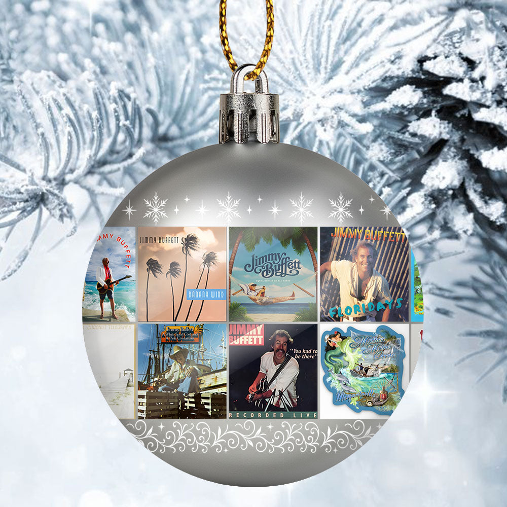Jimmy Buffett Ball Ornament – A Tropical Holiday Tribute