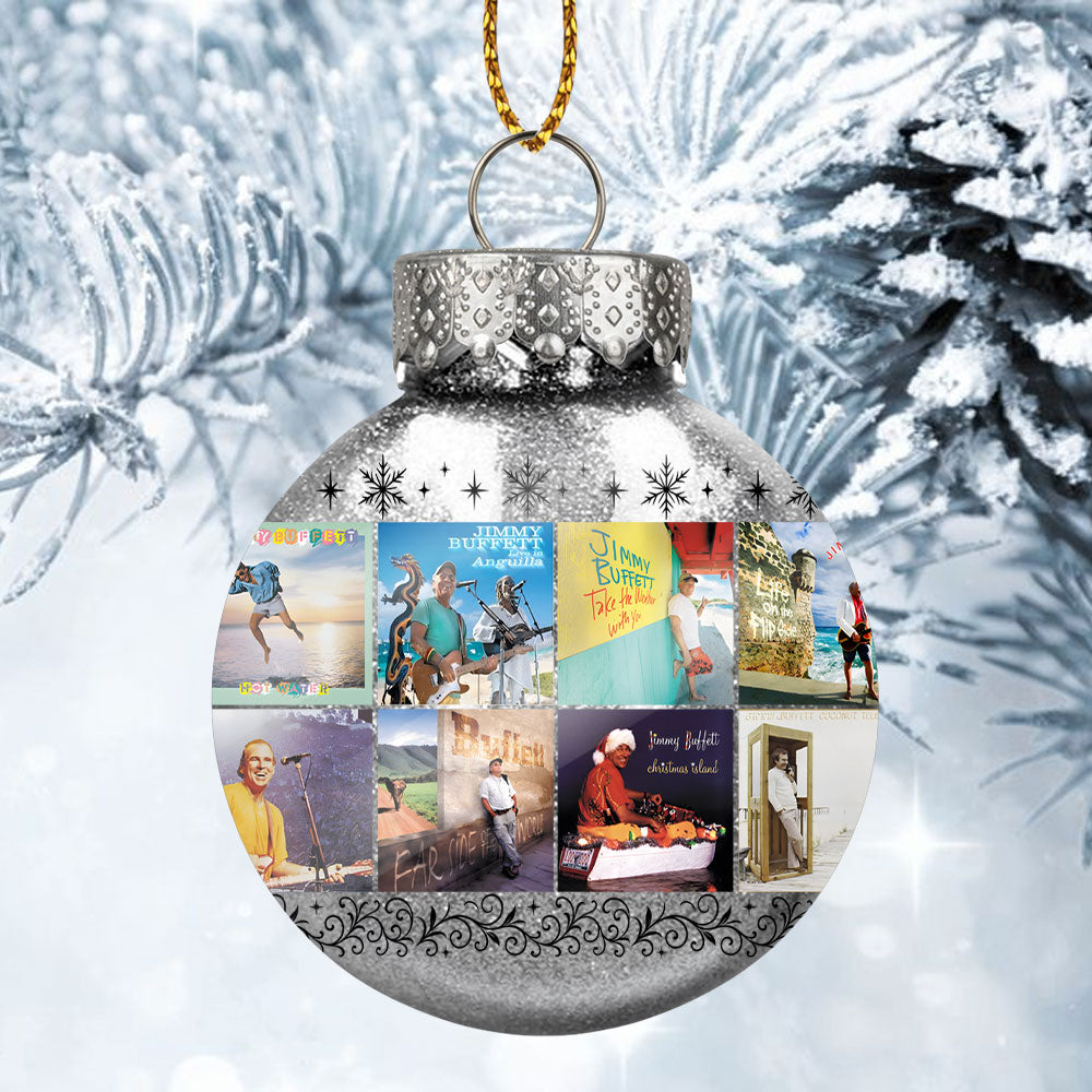 Jimmy Buffett Ball Ornament – A Tropical Holiday Tribute