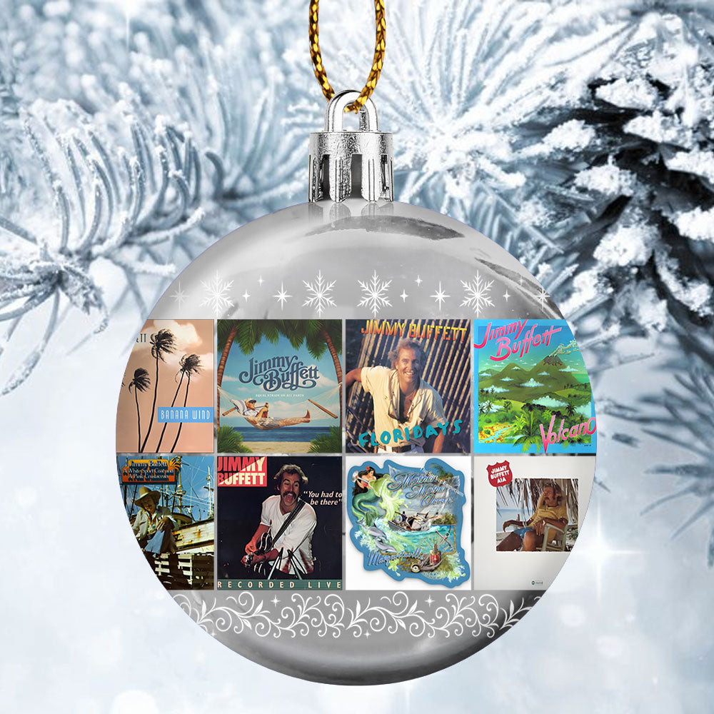 Jimmy Buffett Ball Ornament – A Tropical Holiday Tribute