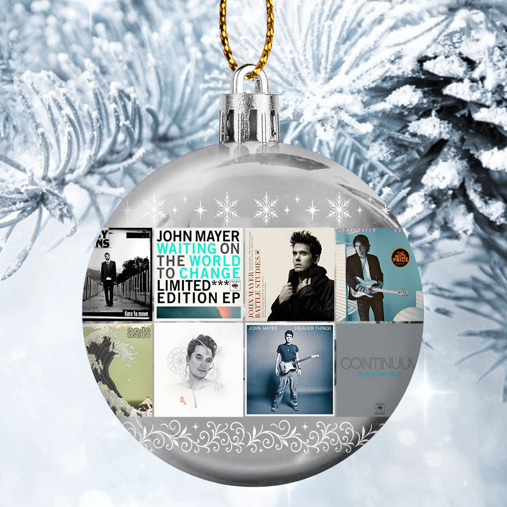 John Mayer Ball Ornament – A Touch of Soulful Elegance for Your Tree