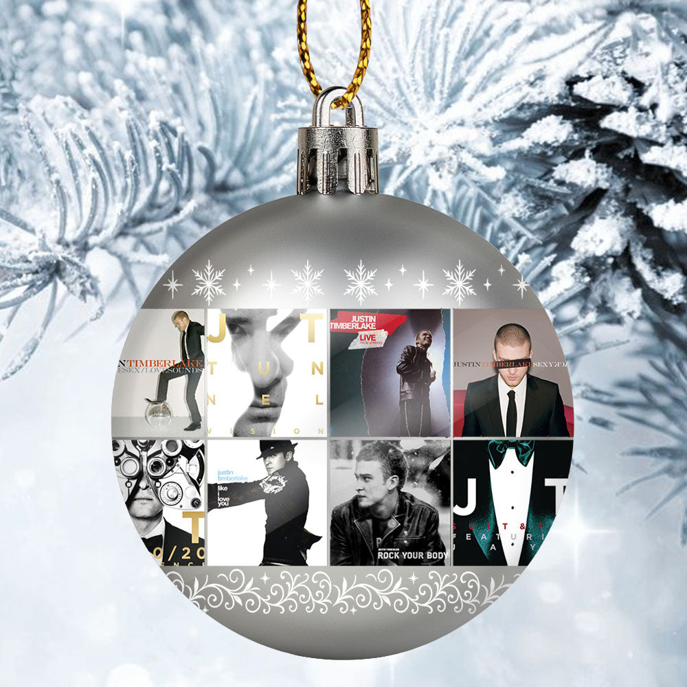 Justin Timberlake Ornament – A Sleek Touch of Pop Perfection