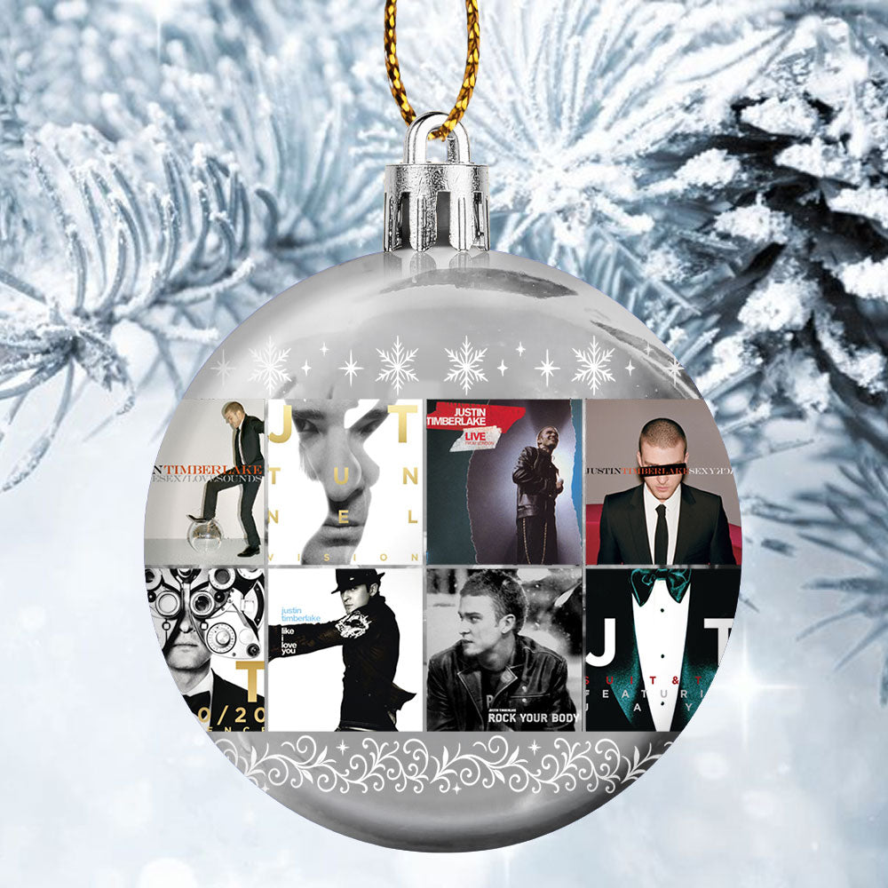 Justin Timberlake Ornament – A Sleek Touch of Pop Perfection