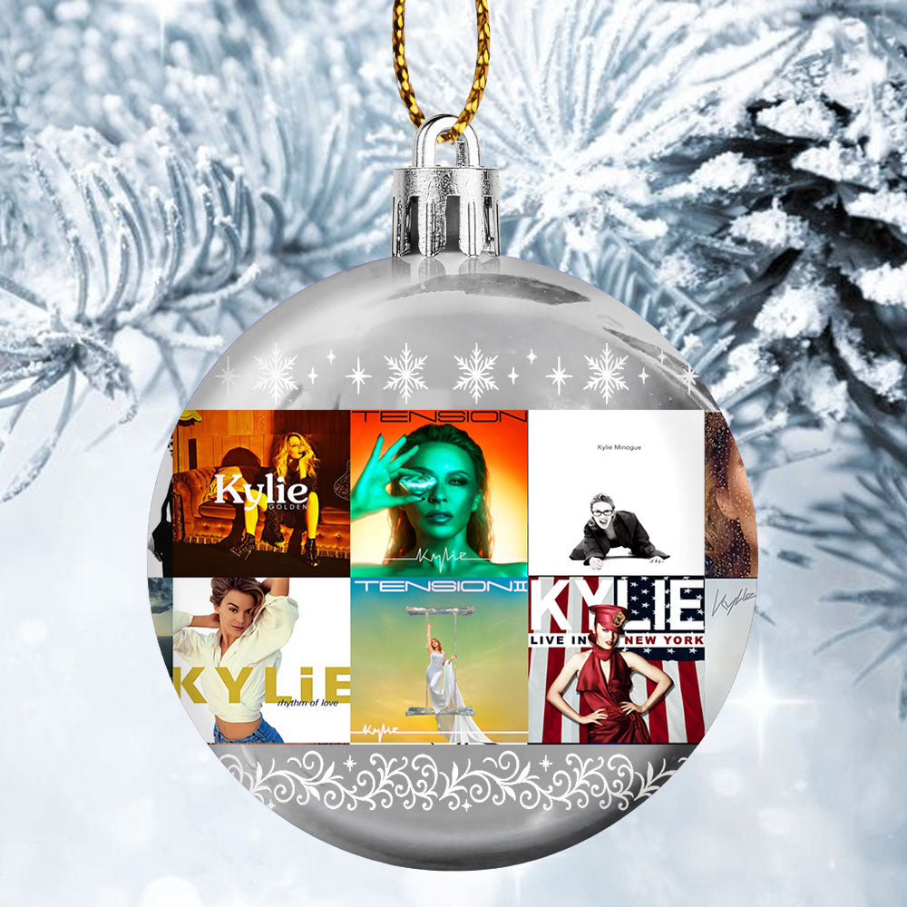 Kylie Minogue Ball Ornament – Sparkle Like a Pop Icon