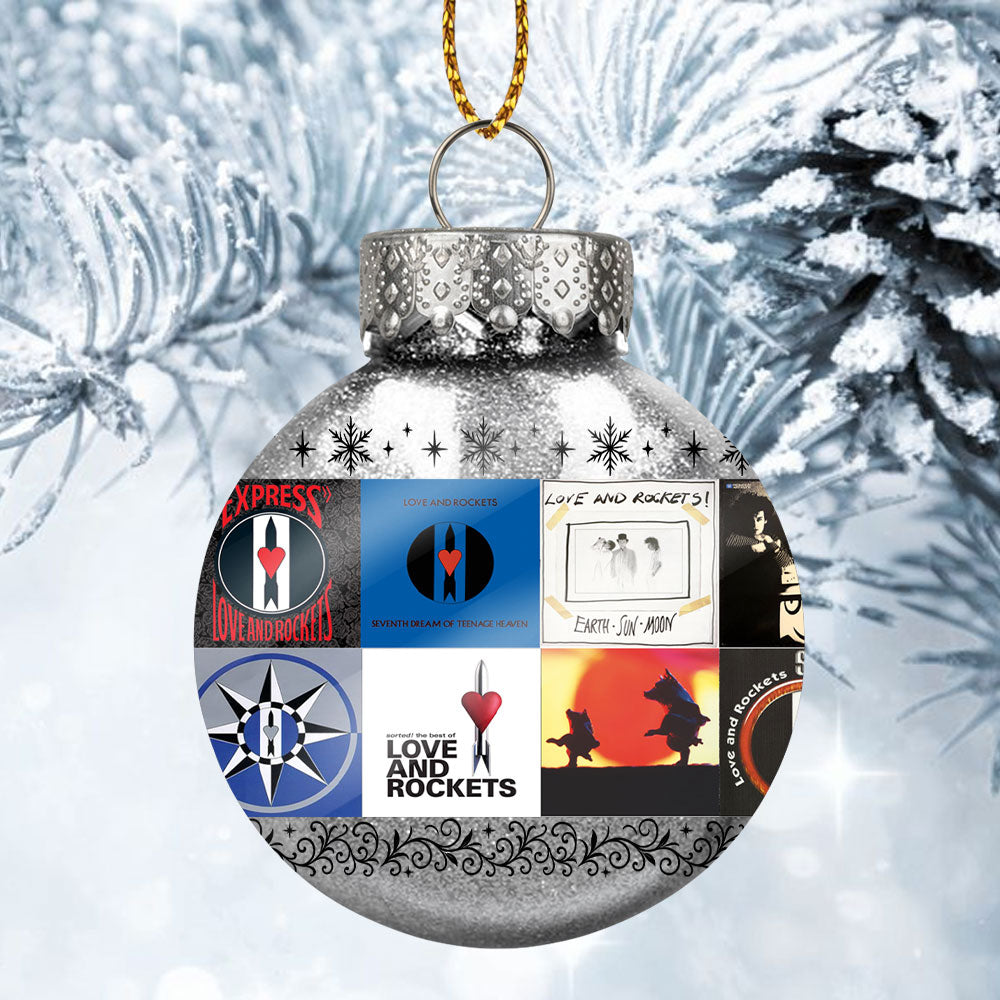 Love and Rockets Ornament – Alternative Spirit in Holiday Light