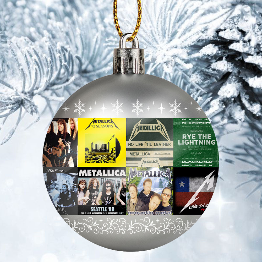 Metallica Ball Ornament – Thrash Legends Meet Holiday Power