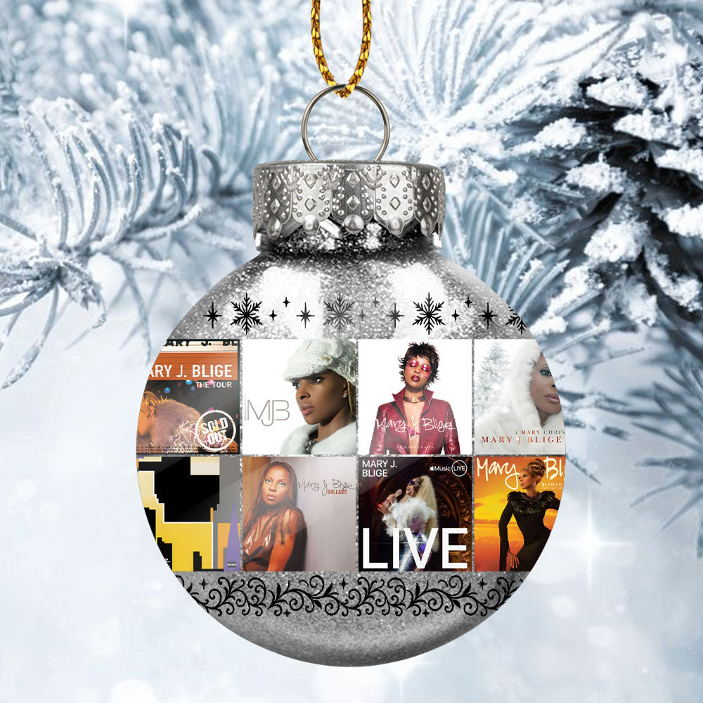 Mary J. Blige Ball Ornament – The Queen of Hip-Hop Soul