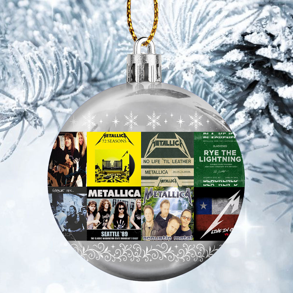 Metallica Ball Ornament – Thrash Legends Meet Holiday Power
