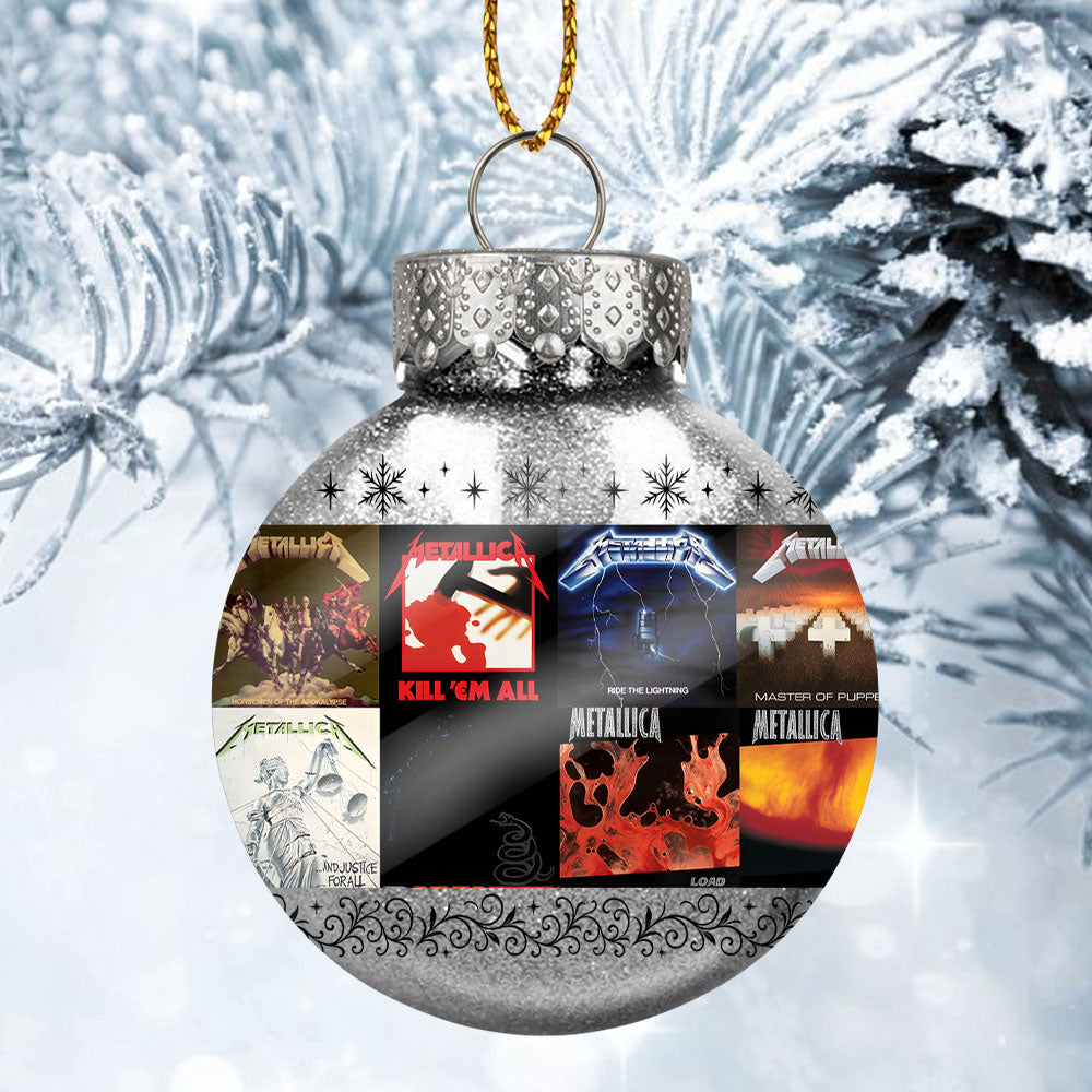 Metallica Ball Ornament – Thrash Legends Meet Holiday Power