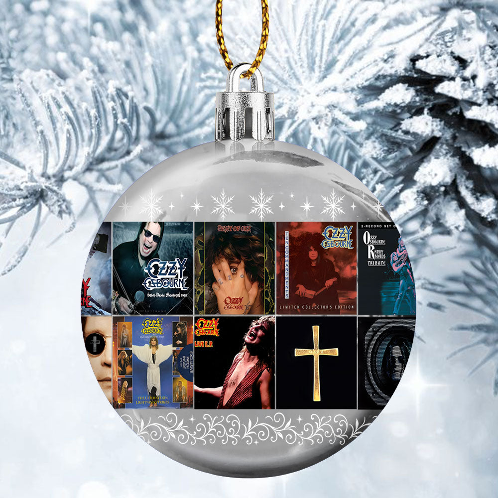Ozzy Osbourne Ball Ornament – A Heavy Metal Holiday Tribute to the Prince of Darkness