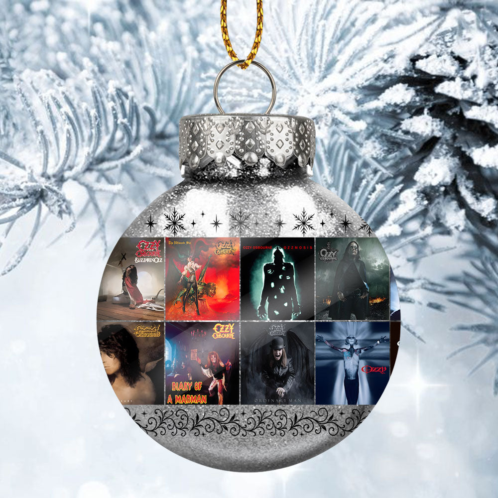 Ozzy Osbourne Ball Ornament – A Heavy Metal Holiday Tribute to the Prince of Darkness