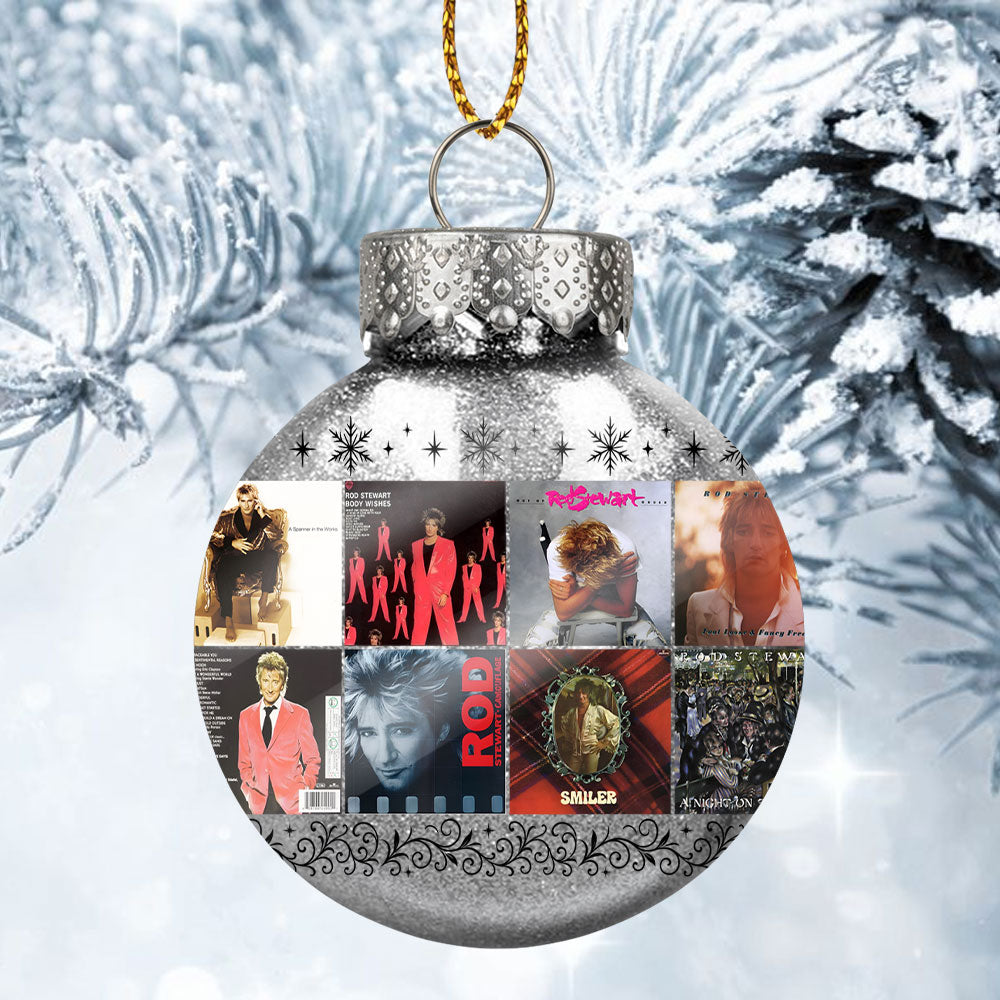 Rod Stewart Ball Ornament – Celebrate the Voice of Rock and Romance