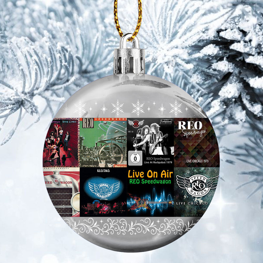 REO Speedwagon Ball Ornament – Rockin’ the Holidays with Timeless Hits