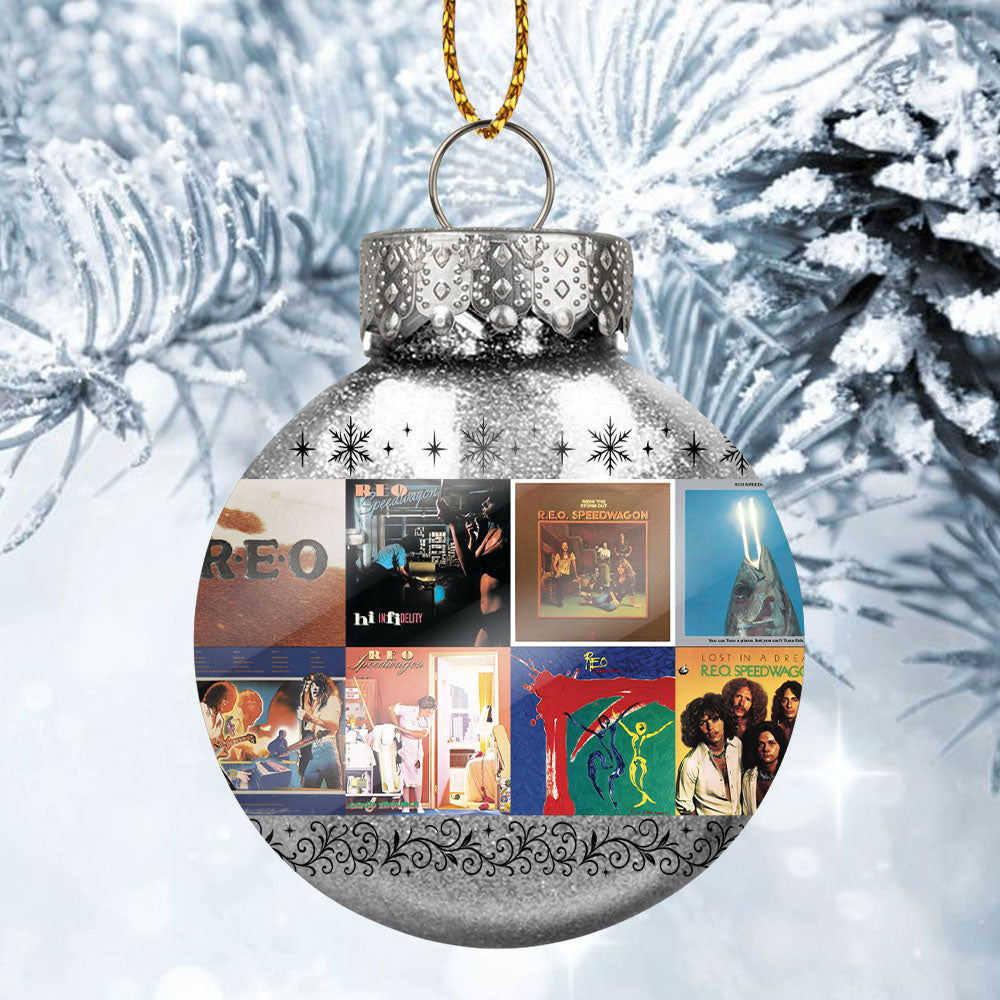 REO Speedwagon Ball Ornament – Rockin’ the Holidays with Timeless Hits