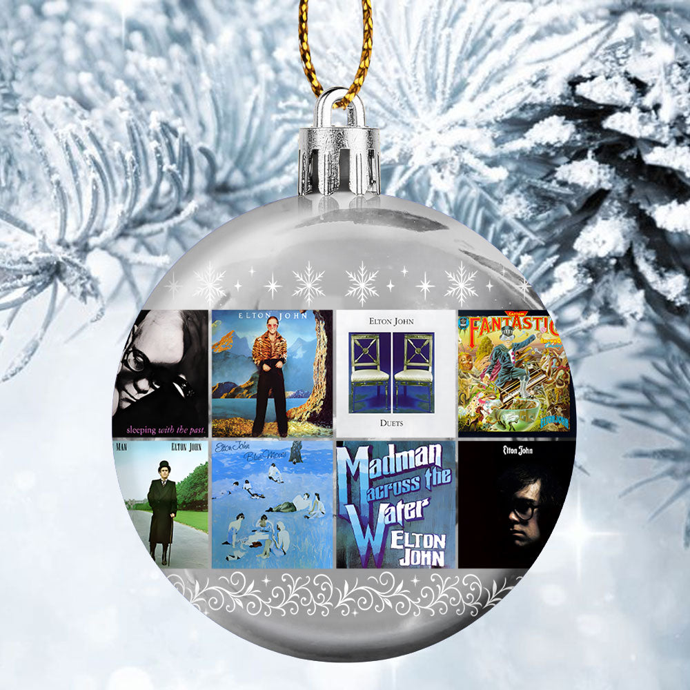 Elton John Ball Ornament – A Sparkling Tribute to Timeless Tunes