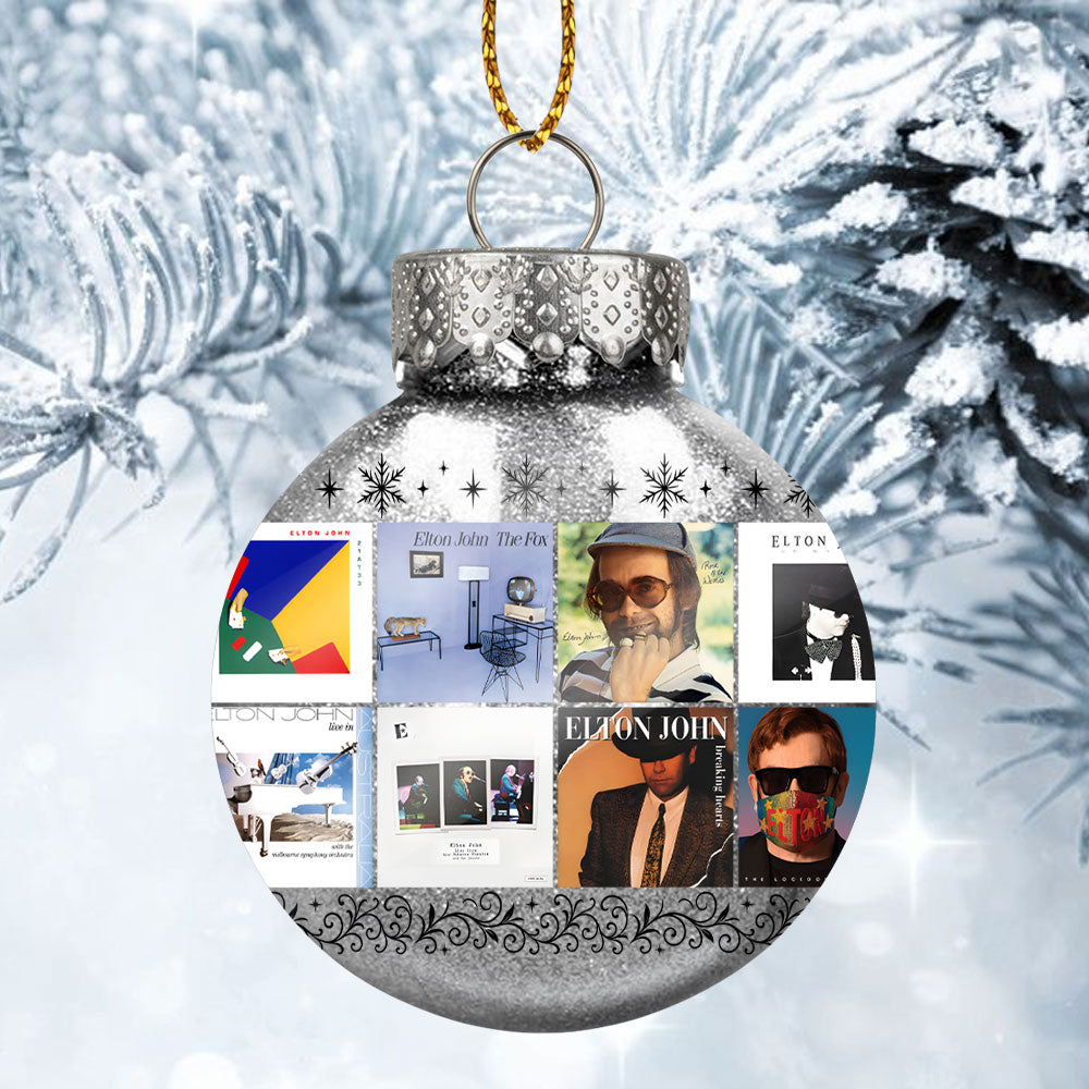 Elton John Ball Ornament – A Sparkling Tribute to Timeless Tunes