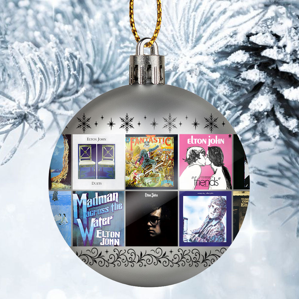 Elton John Ball Ornament – A Sparkling Tribute to Timeless Tunes