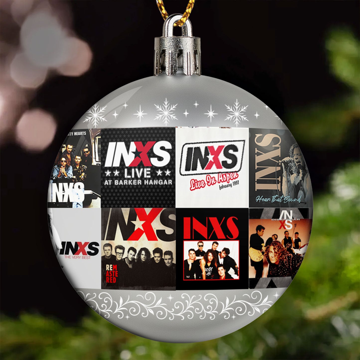 INXS Ball Ornament – Celebrate the Sound of Iconic Rock Energy