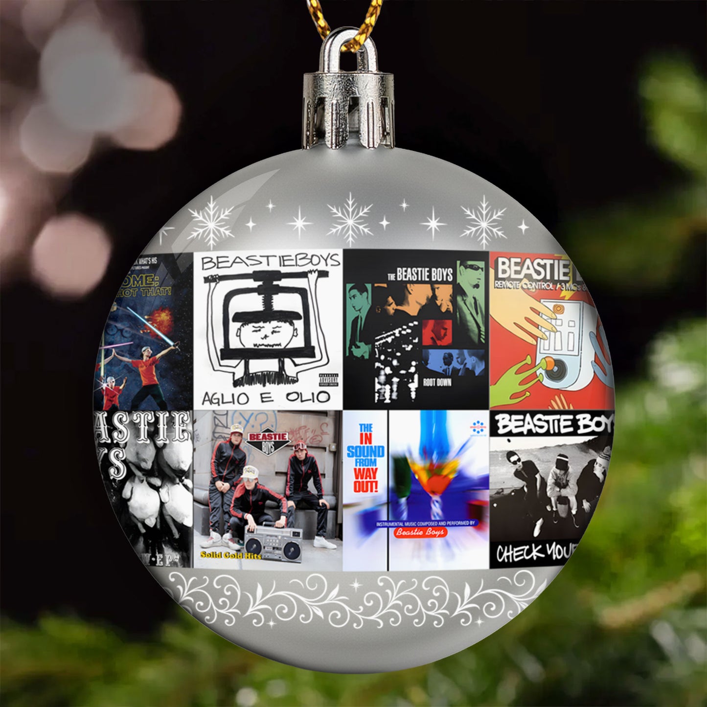 Beastie Boys Ball Ornament – A Classic Hip-Hop Twist for Your Holidays
