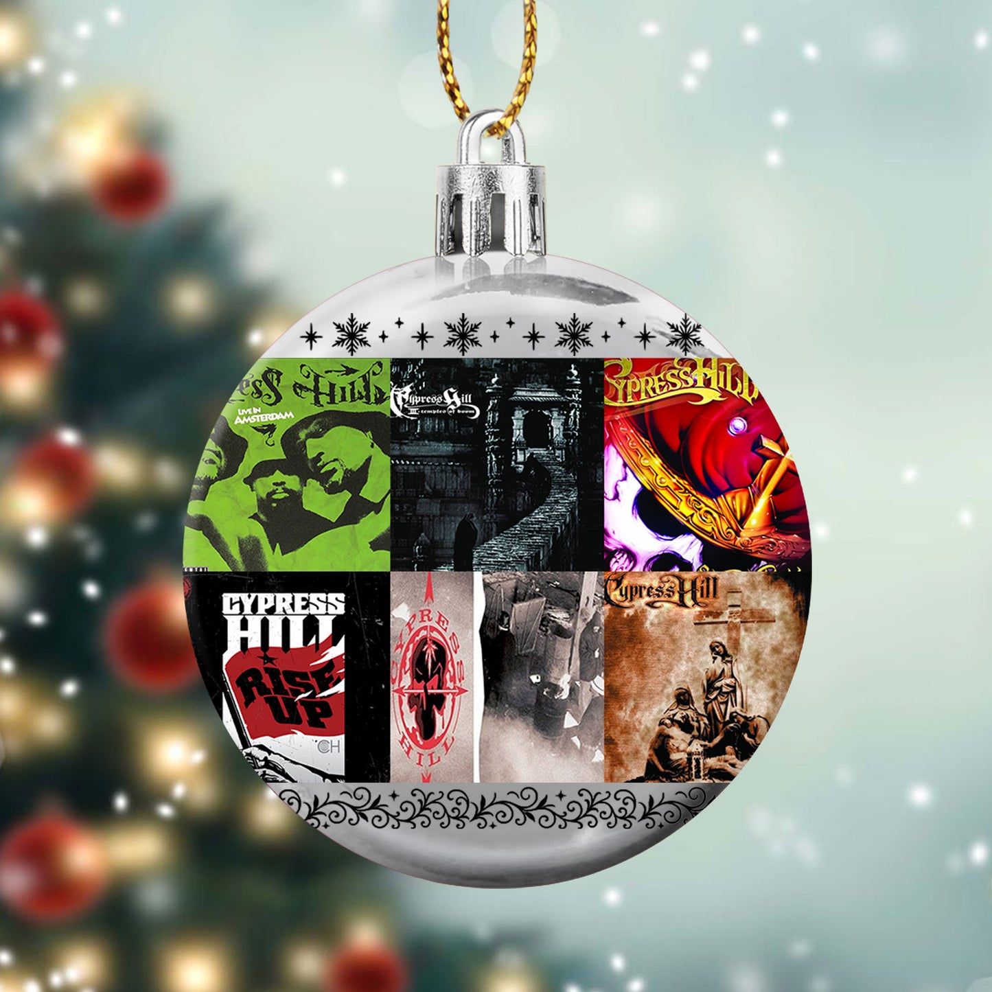 Cypress Hill Album Covers Christmas Ball Ornament