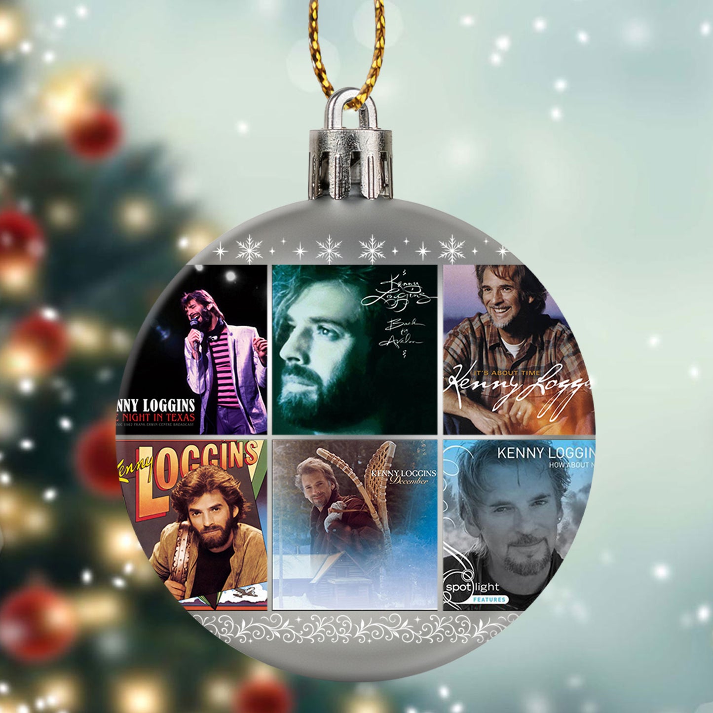 Kenny Loggins Ball Ornament – A Smooth Holiday Tribute to the King of Soundtracks