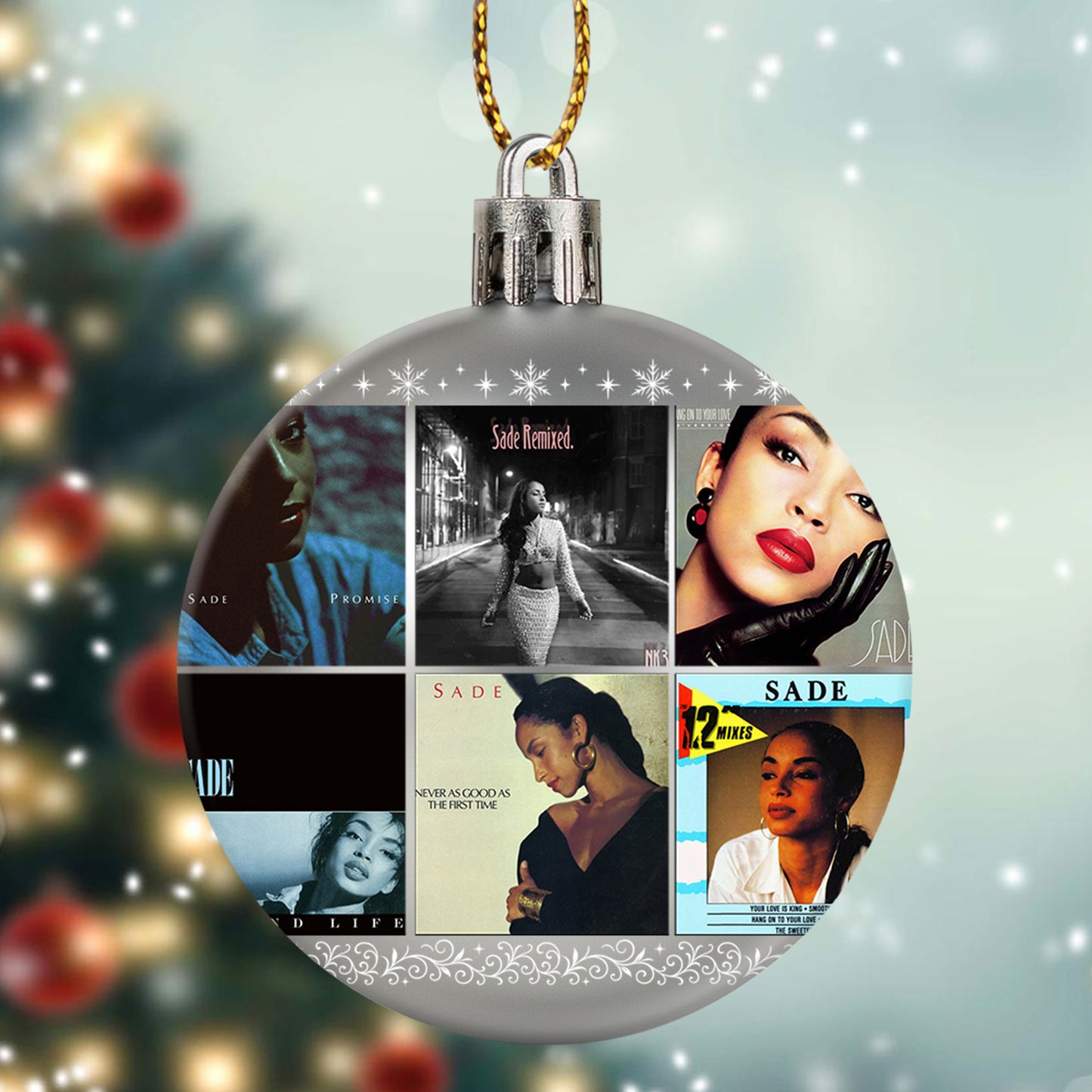 Sade Ball Ornament – Smooth Sophistication for Your Holiday Season