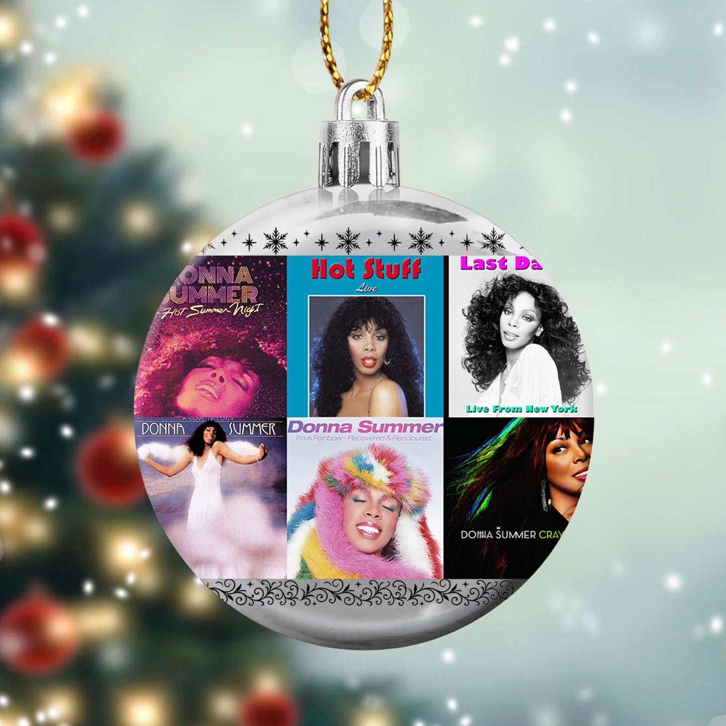 Donna Summer Ball Ornament – Disco Queen Magic for the Holidays