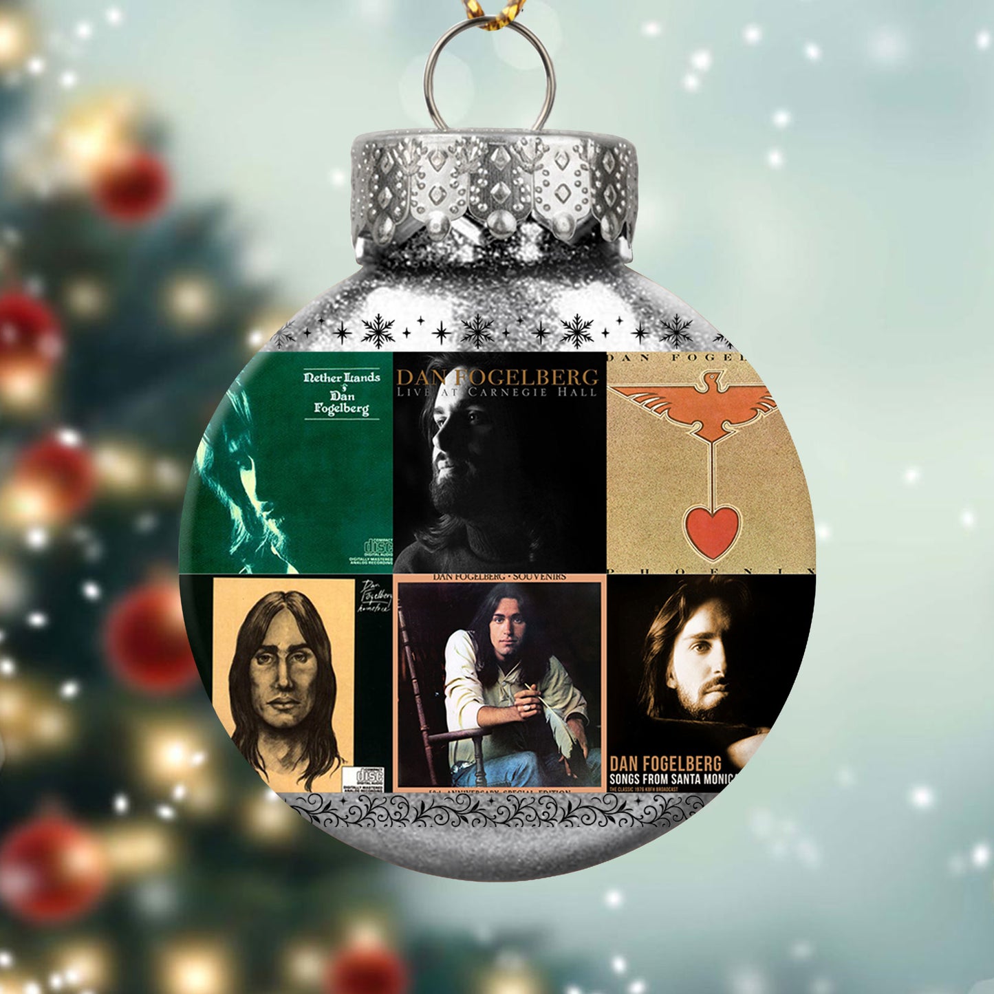 Dan Fogelberg Ball Ornament – Timeless Melodies for a Peaceful Christmas