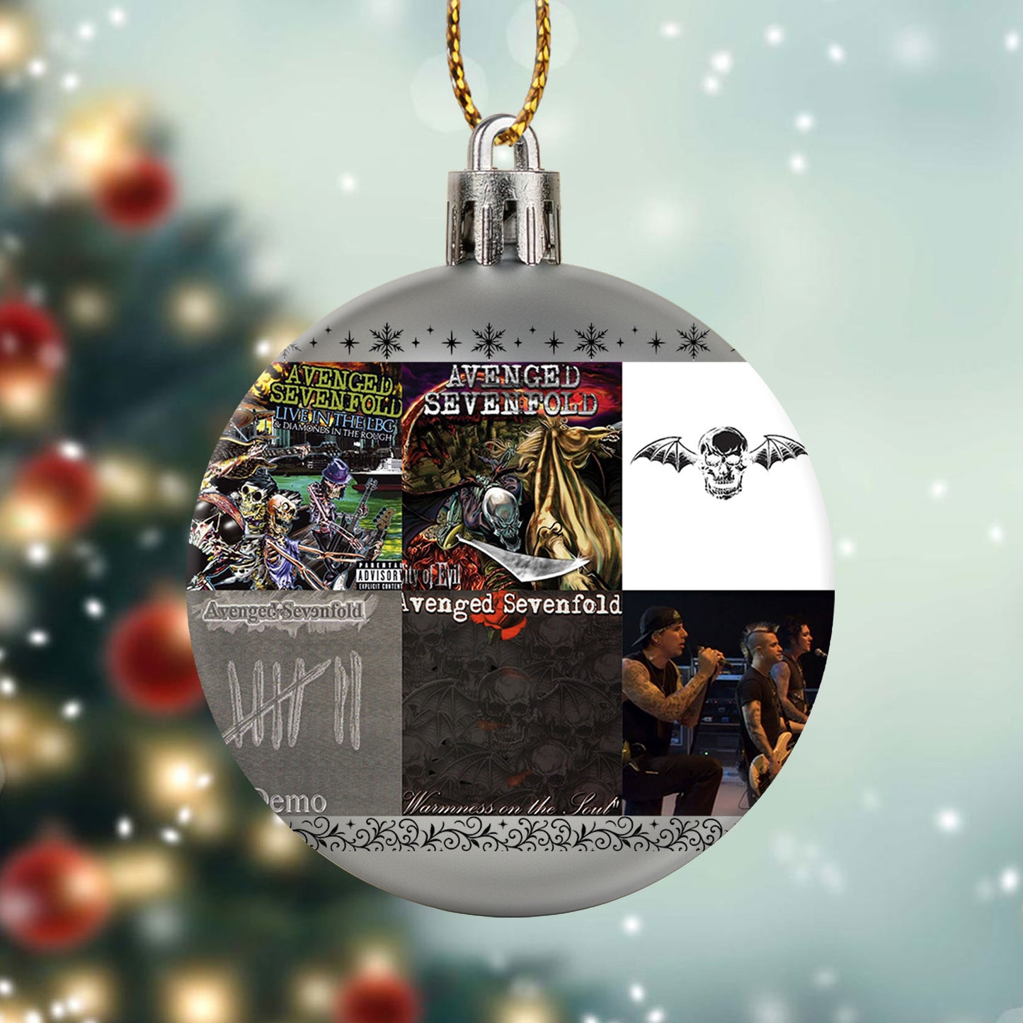 Avenged Sevenfold Ball Ornament – Metal Majesty for the Holidays