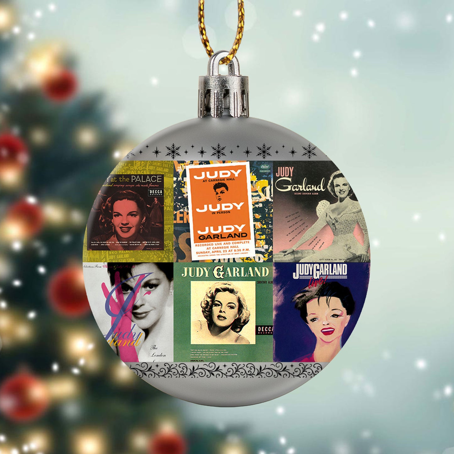 Judy Garland Ball Ornament – A Tribute to Timeless Hollywood Magic